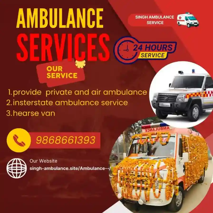 Singh Ambulance Service vehicles